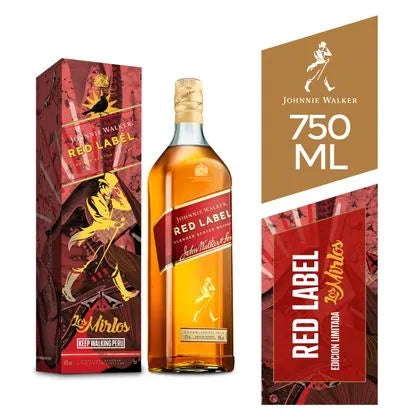 Johnnie Walker Red Label 750ml Sabor con carácter.