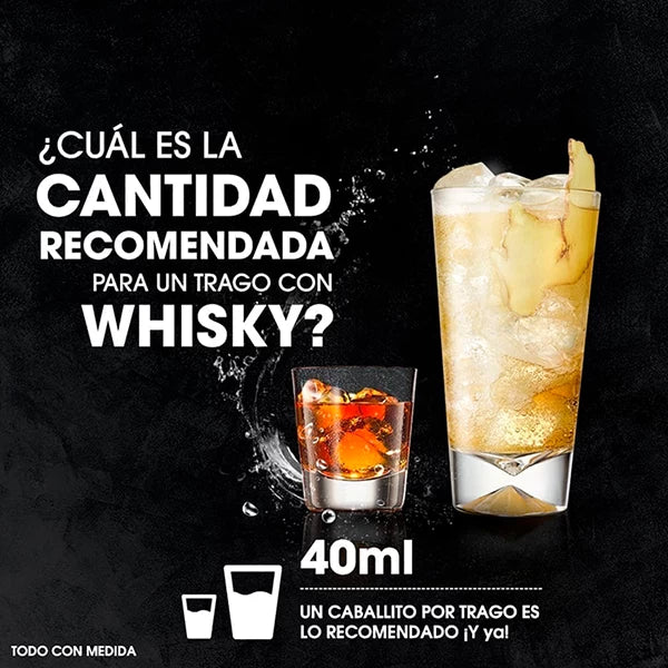 Johnnie Walker Red Label 750ml Sabor con carácter.