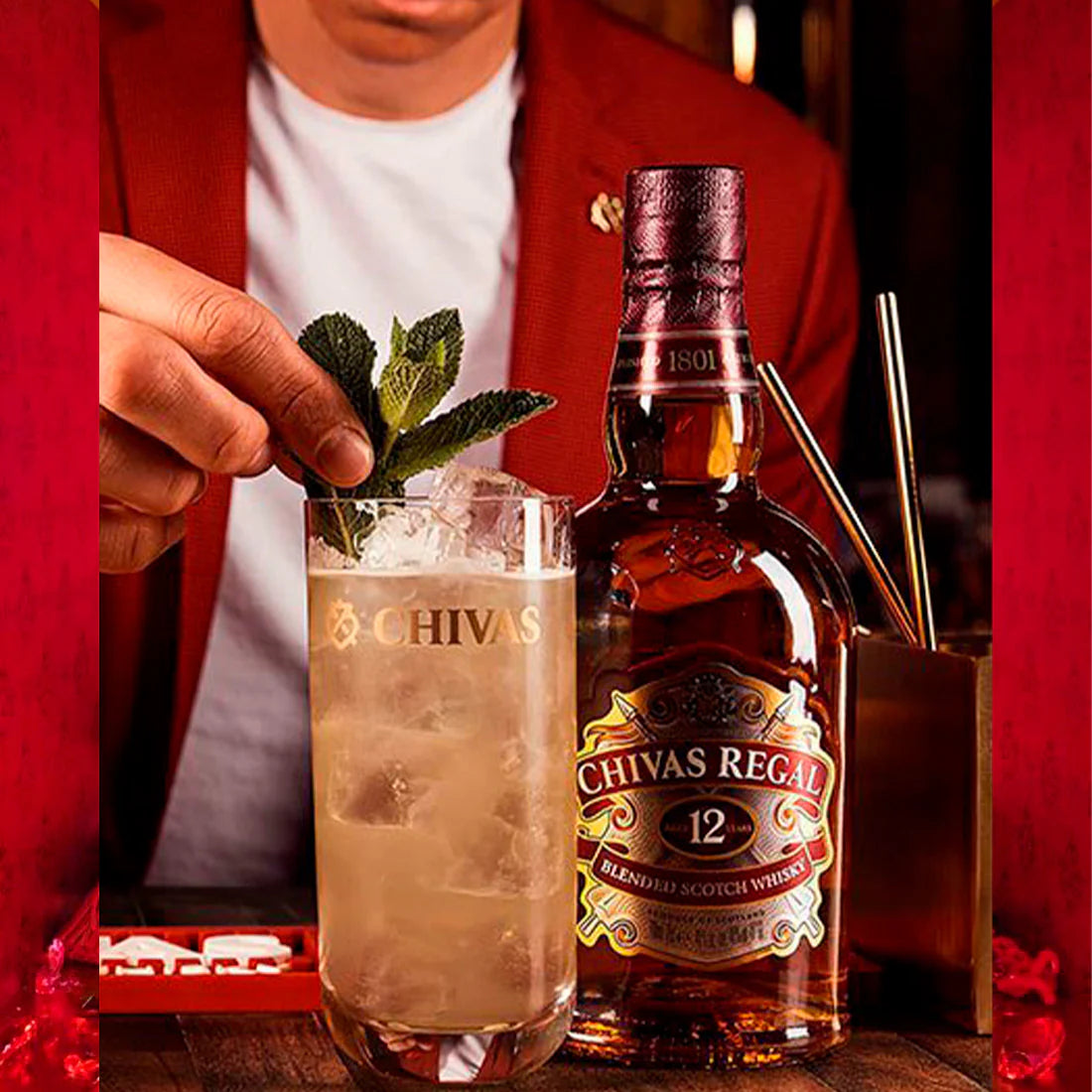 Chivas Regal 12 Años 750ml – Suavidad Escocesa, Sabor Legendario