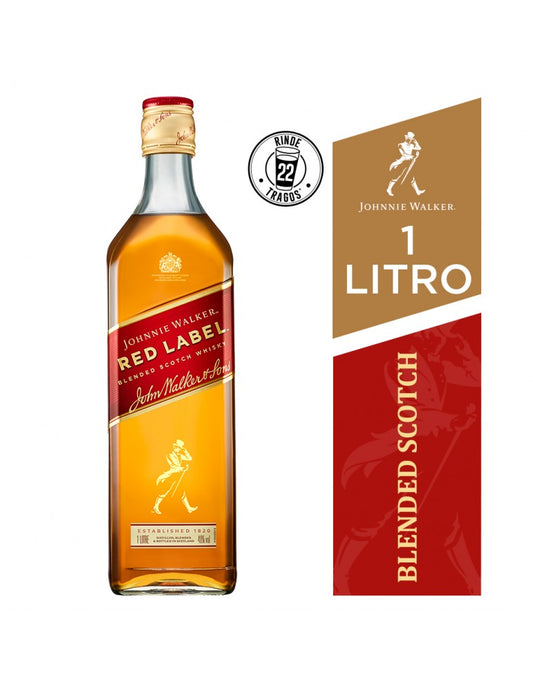 Johnnie Walker Red Label 1L – Intensidad que rinde más